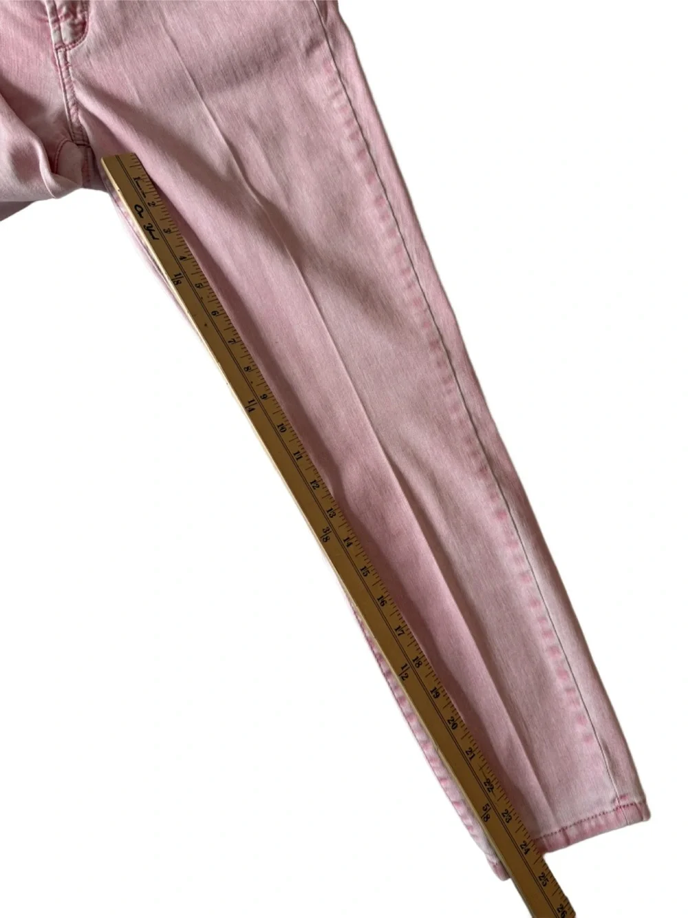 NYDJ Rose Pink Slim Straight Ankle Jeans With Lift Tuck Technology. Size 6
